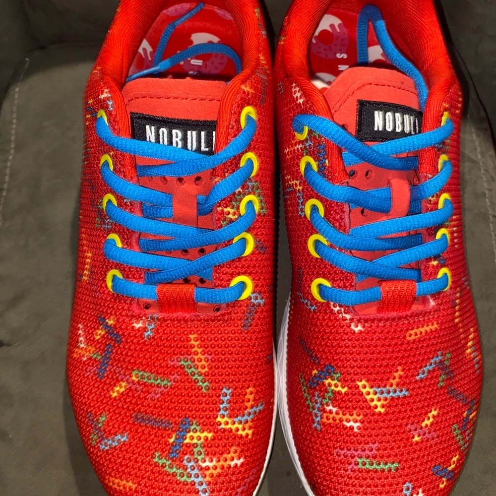 NOBULL Red and Blue Athletic Shoes